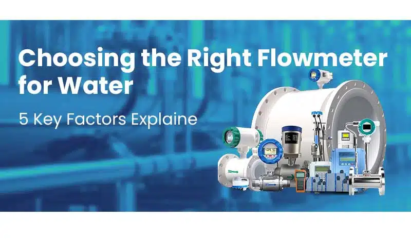 Flowmeter for Water