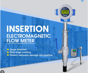 Insertion Electromagnetic Flow Meter