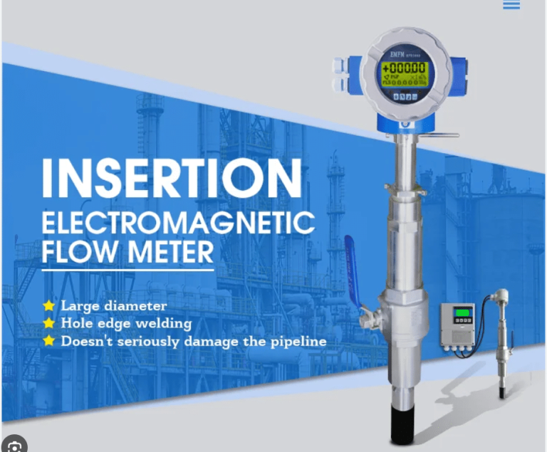 Insertion Electromagnetic Flow Meter